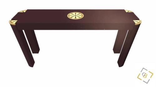 3a Console veduta prospettica frontale